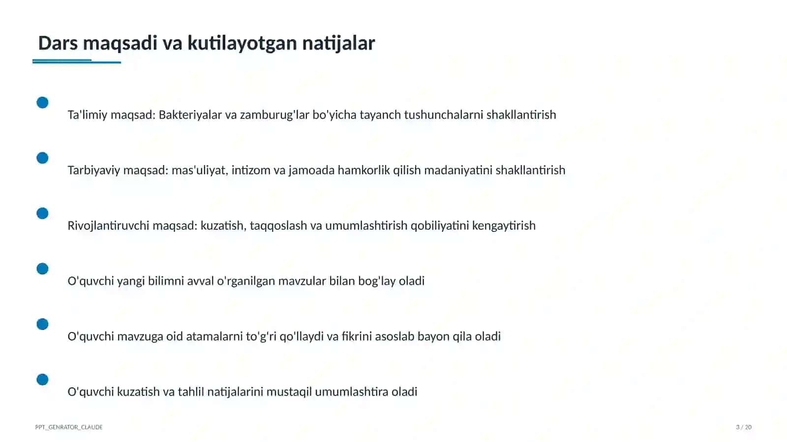 Bakteriyalar va zamburug'lar (6-sinf) 3