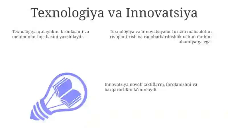 Texnologiya va Innovatsiya 3