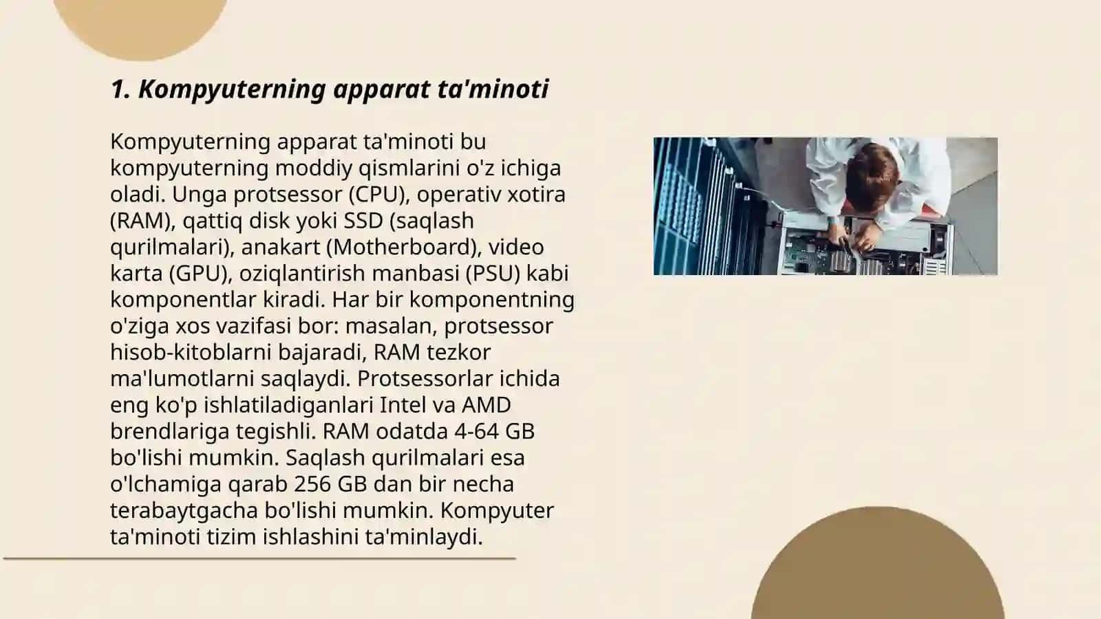 Komputer tizimlari 3