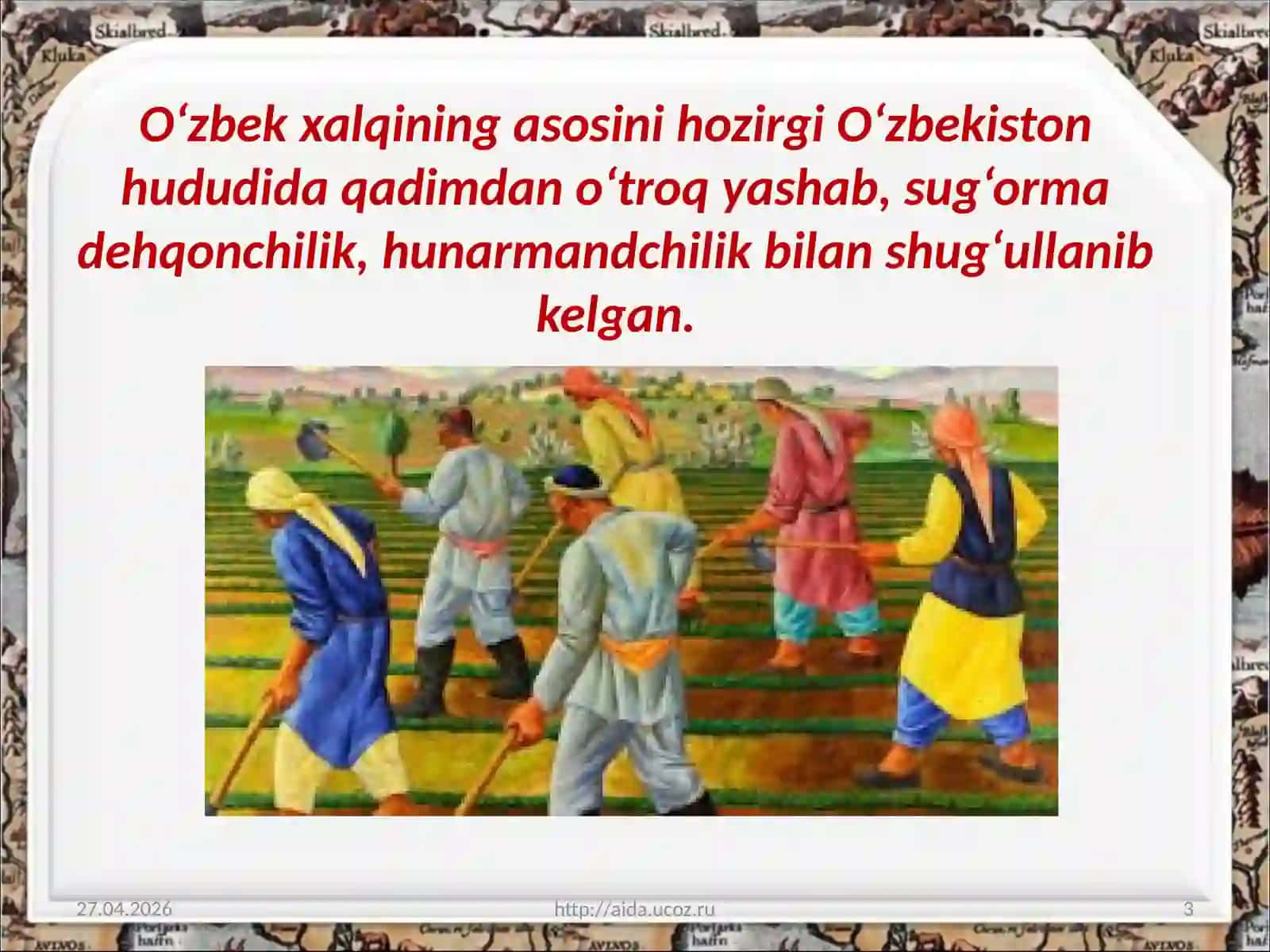 ETNOMADANIYATNING SHAKLLANISHIDA XALQ O'YINLARINING O'RNI 3