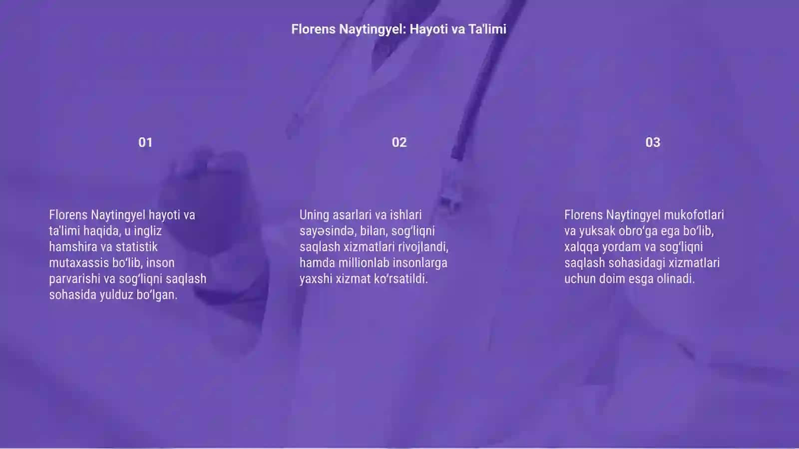 Florens Naytingyel: Hayoti va Ta'limi 3