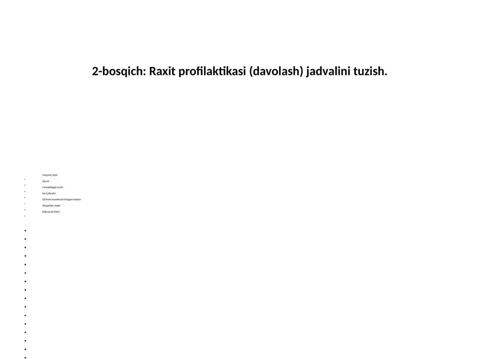 Pediatriya bilimdonlari intellektual viktorinasi 3