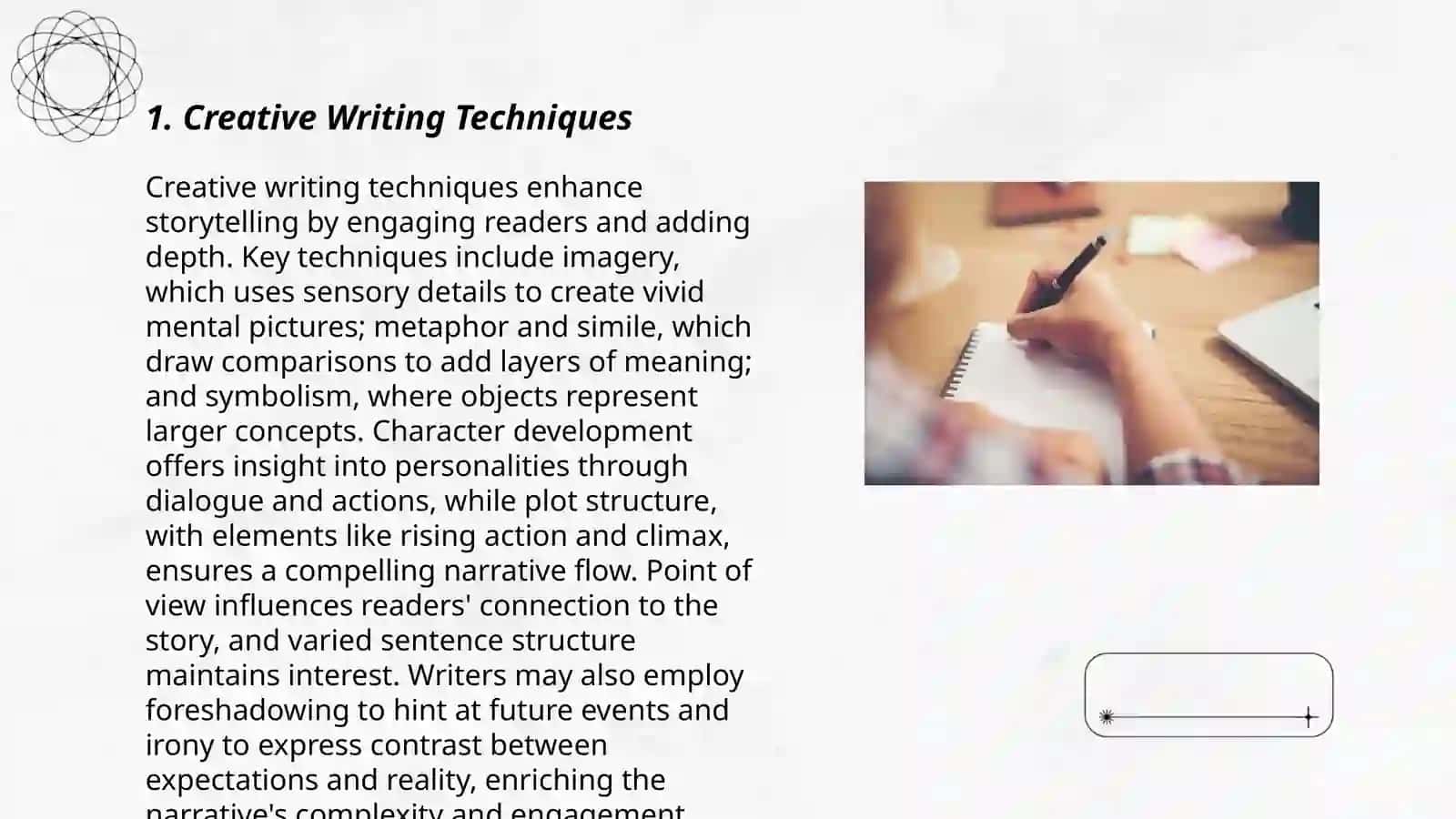Creative Writing Techniques 3