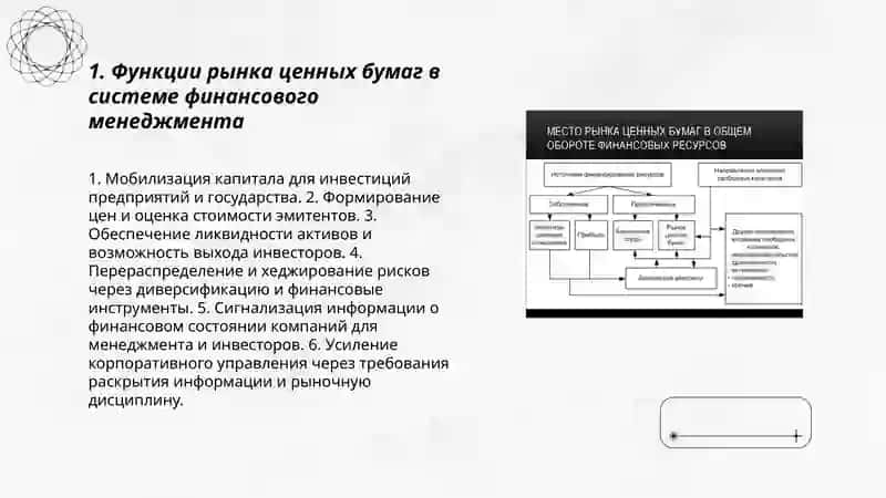 Рынок ценных бумаг и его роль в финансовом менеджменте 3