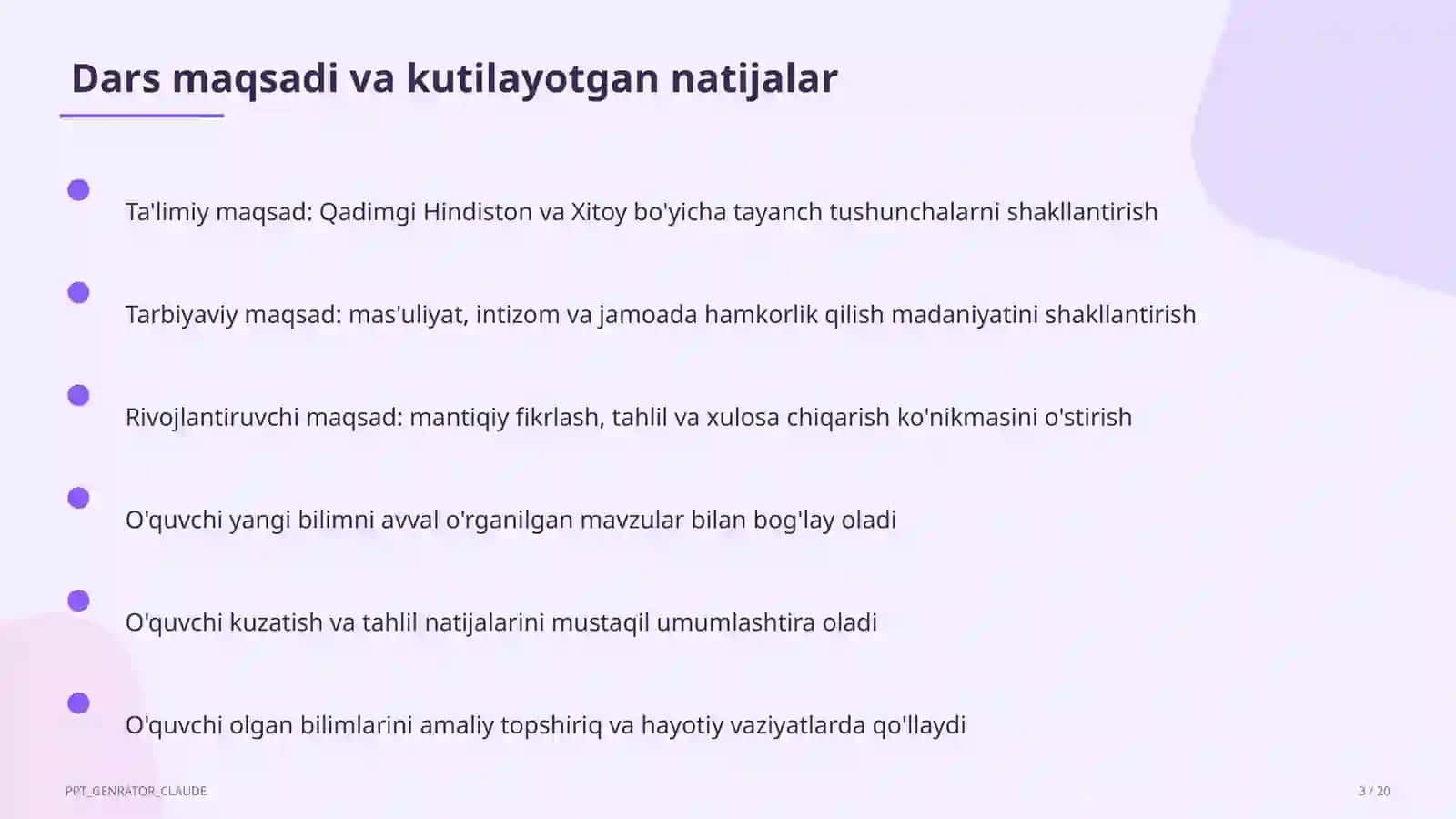 Qadimgi Hindiston va Xitoy (6-sinf) 3
