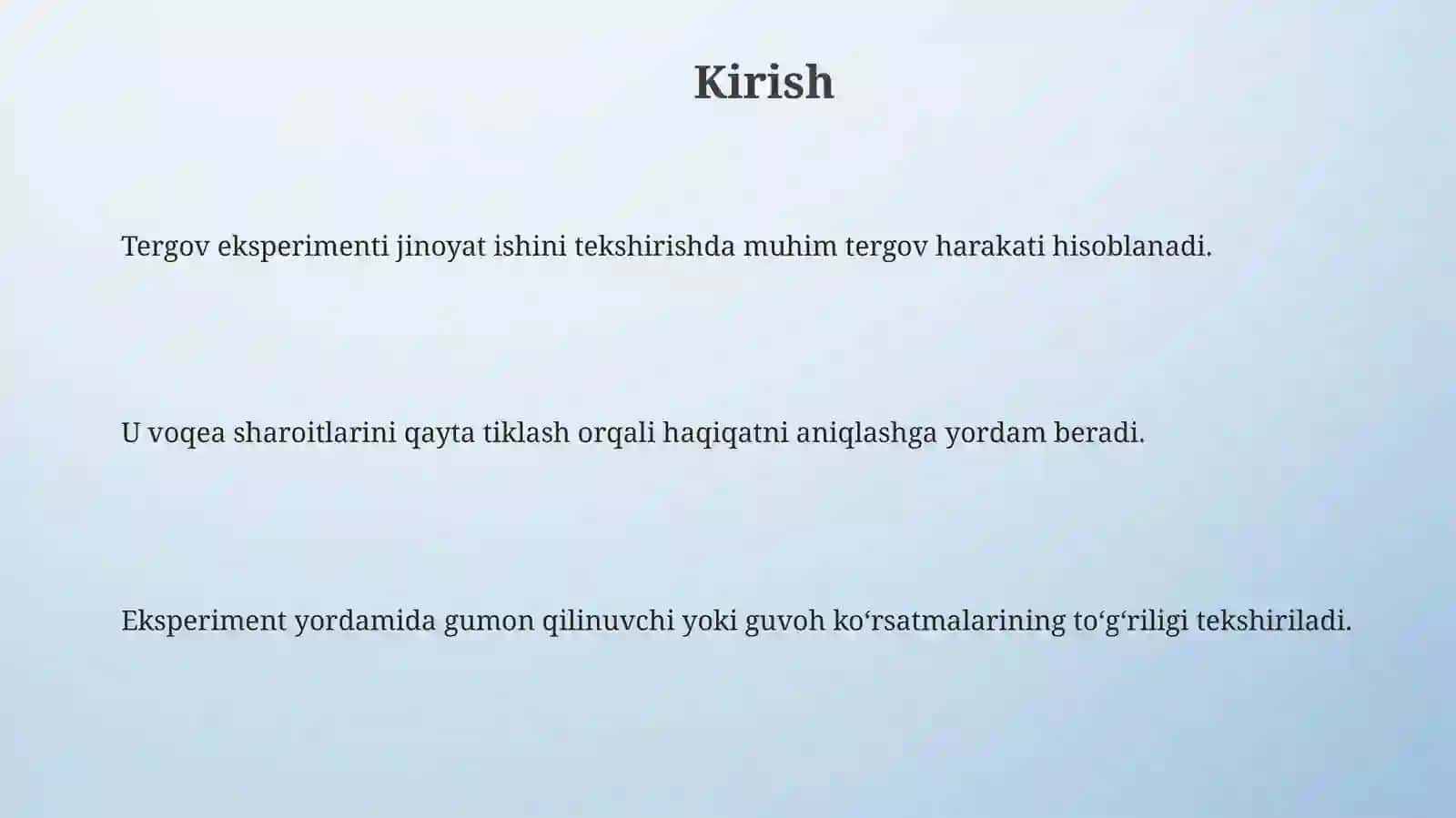 Tergov eksperimenti 3