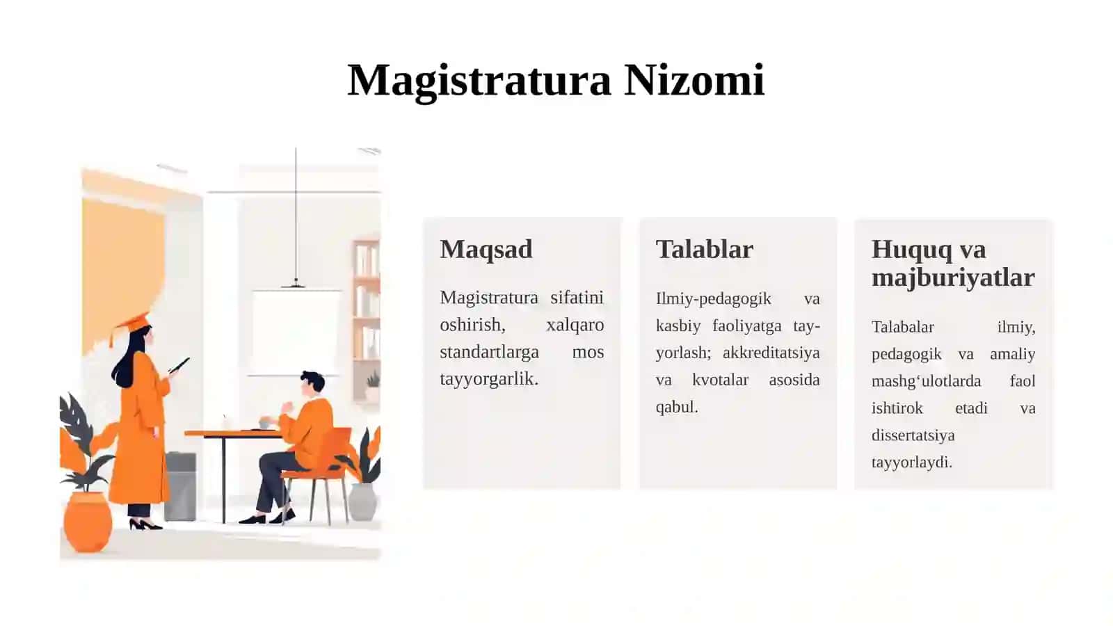 Ta’lim sifatini oshirish uchun pedagogik jarayonlarni ilmiy asosda tashkil etish 3