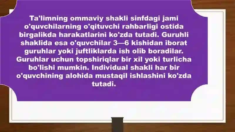 O'quvchilar mustaqil ish faoliyatini shakllantirishda pedagogik mahoratning o'rni 3