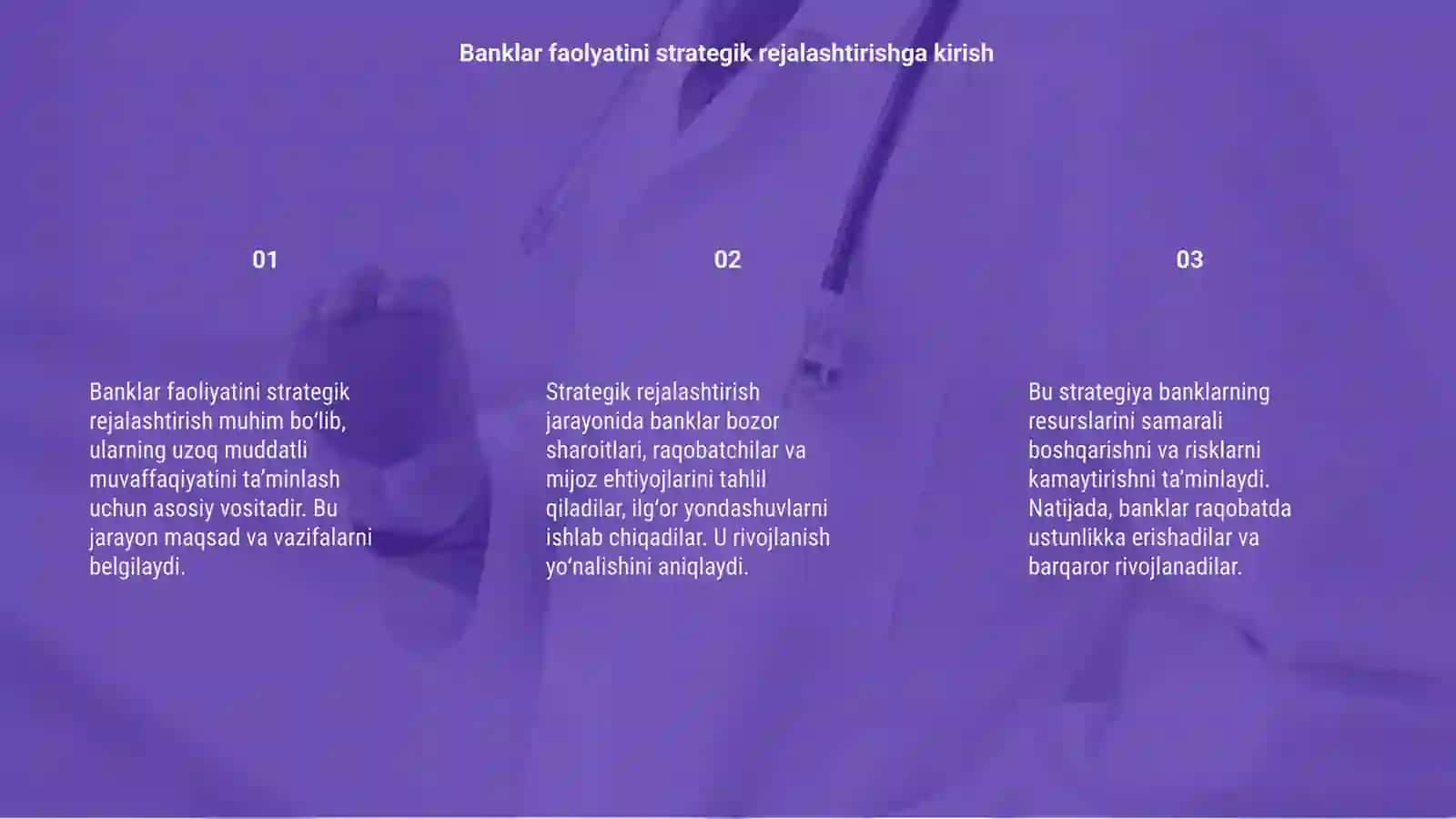 Banklar faolyatini strategik rejalashtirish 3