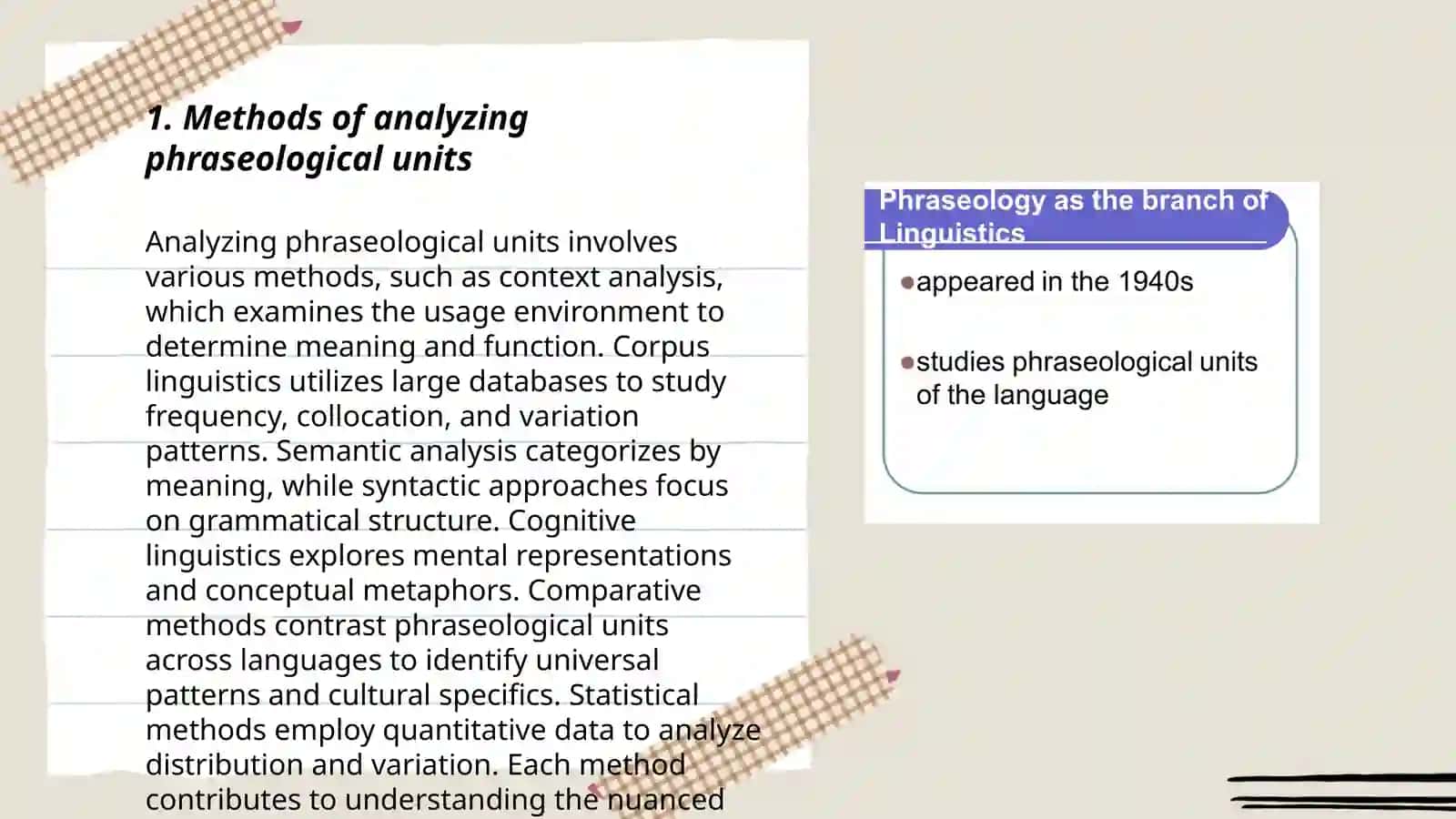 LINGUOCULTURAL AND PRAGMATIC CHARACTERISTICS OF PHRASEOLOGICAL UNITS 3
