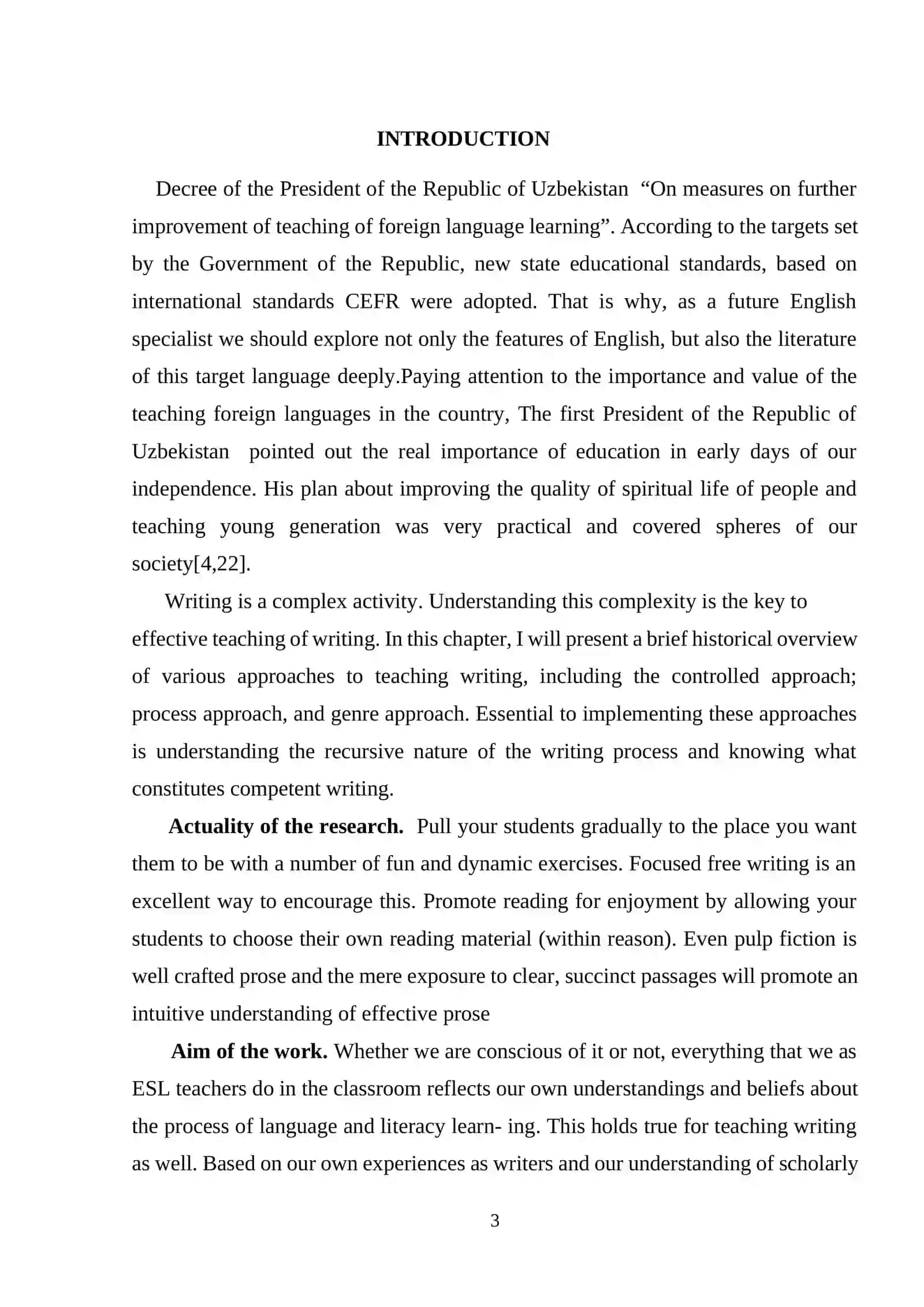 A Method for Teaching Writing 3