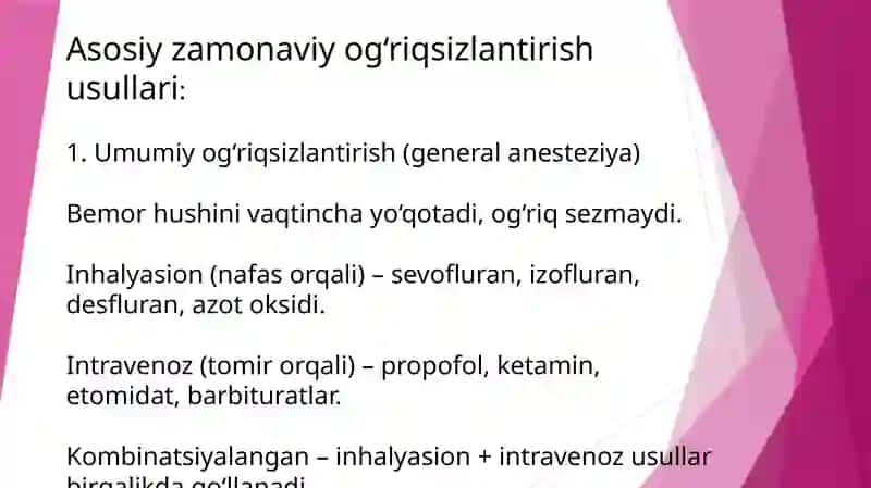 Zamonaviy og'riqlantirish usullari 3