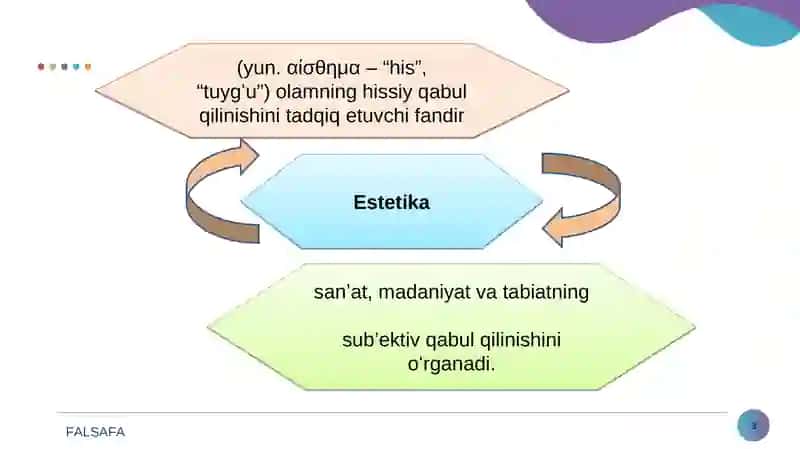 Nafosat falsafasi (Estetika) 3