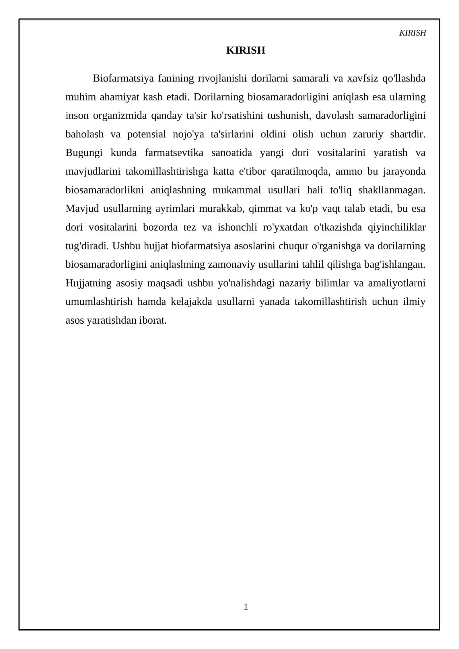 Biofarmatsiya: Asosiy Tushunchalar va Prinsiplar 3