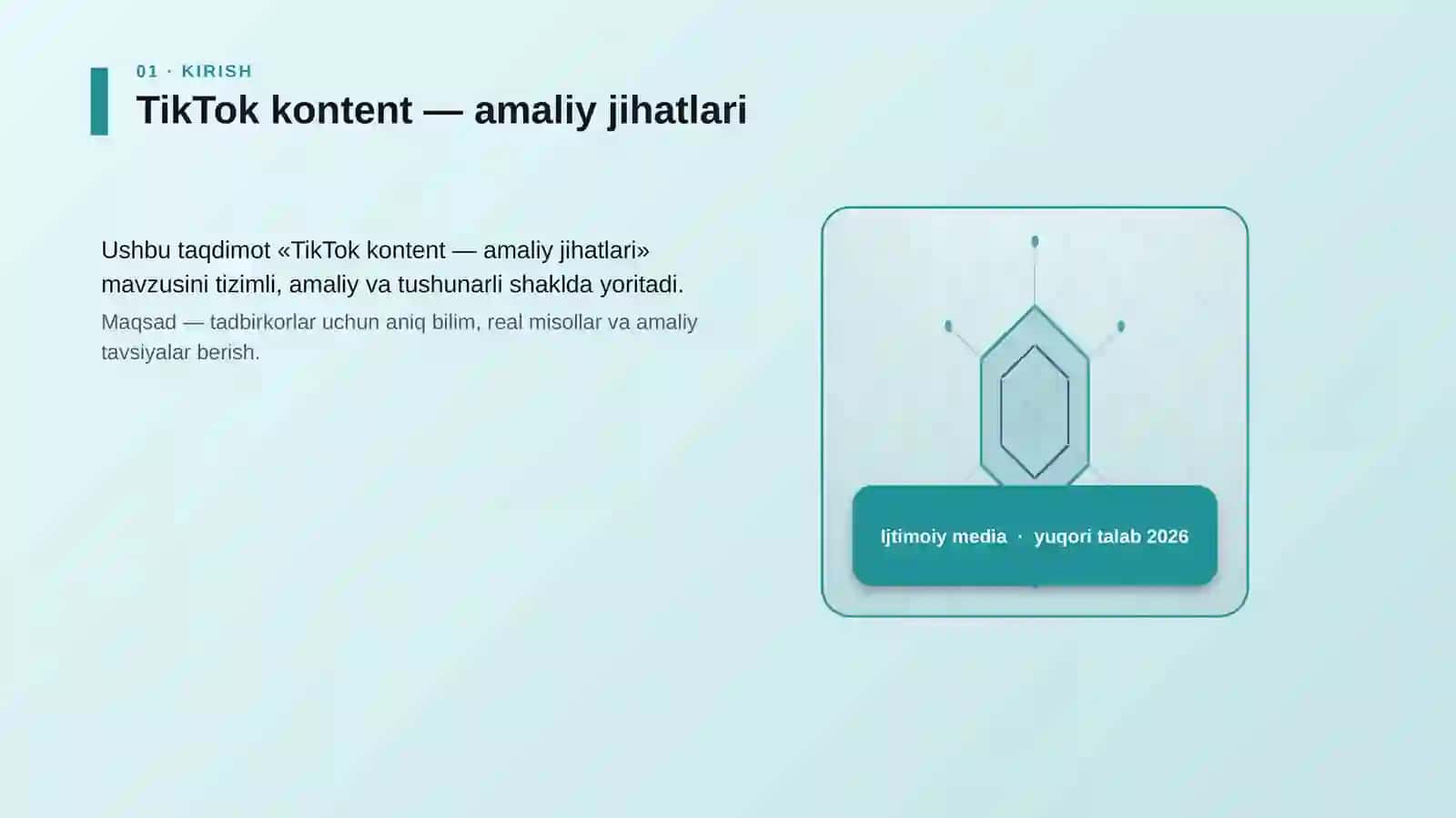 TikTok kontent — amaliy jihatlari 3