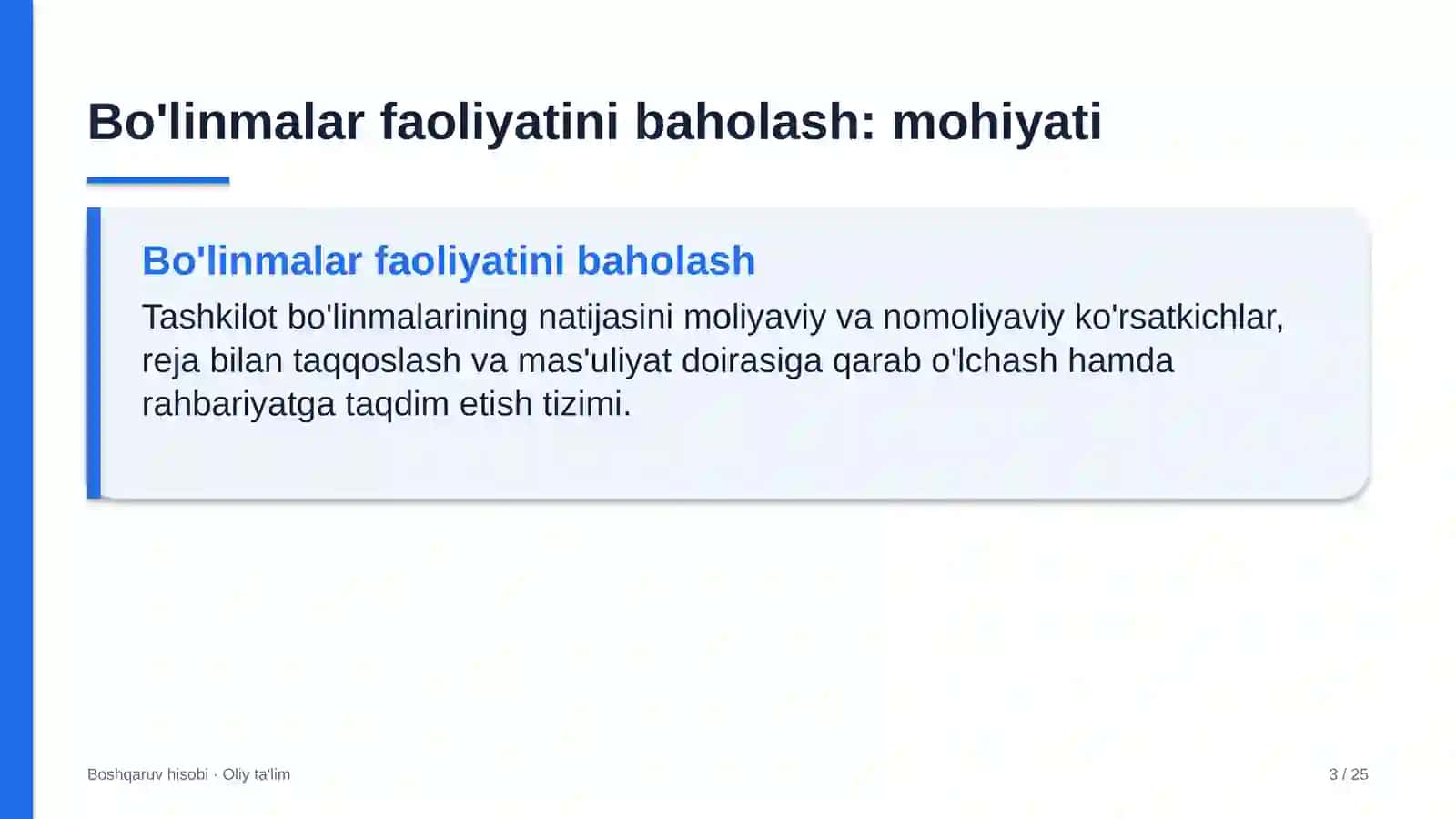 doktoranturada bo'linmalar faoliyatini baholash 7935 3