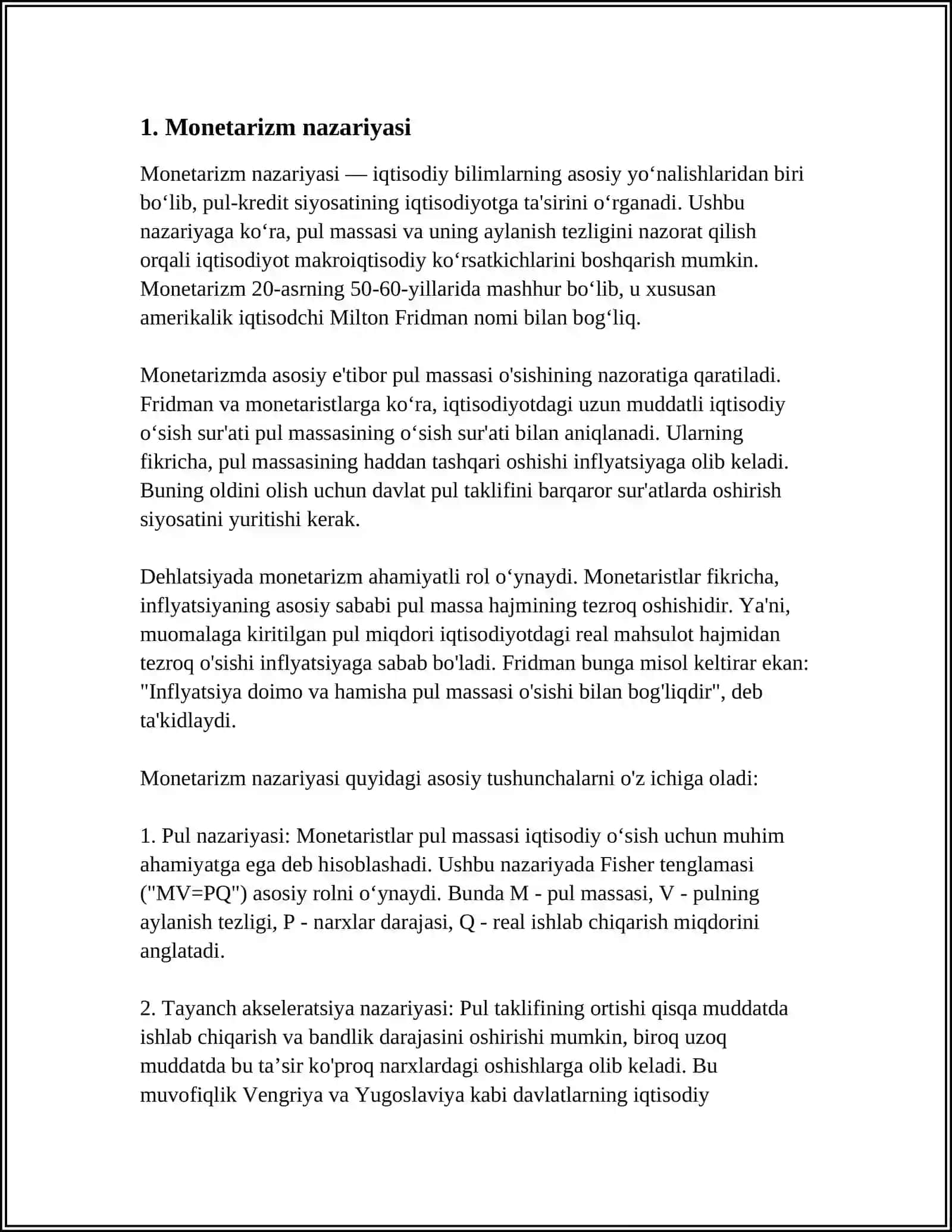 MILTON FIRDMEN VA UNING QARASHLARI 3