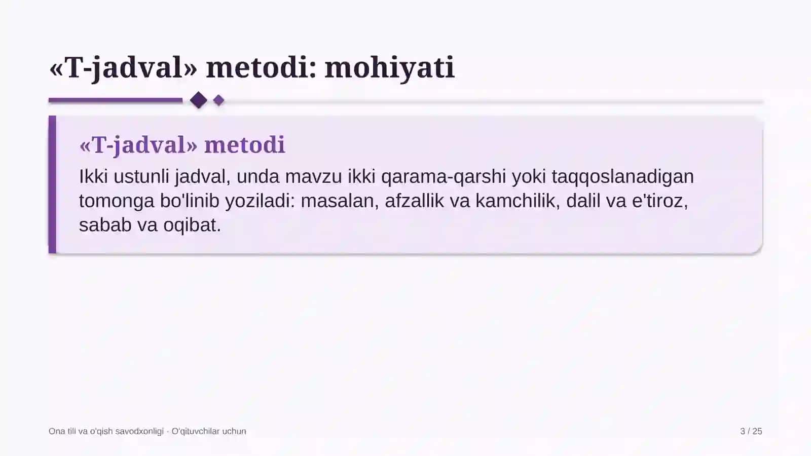 ona tili va o'qish savodxonligi darslarida t jadval metodidan foydalanish 9611 3