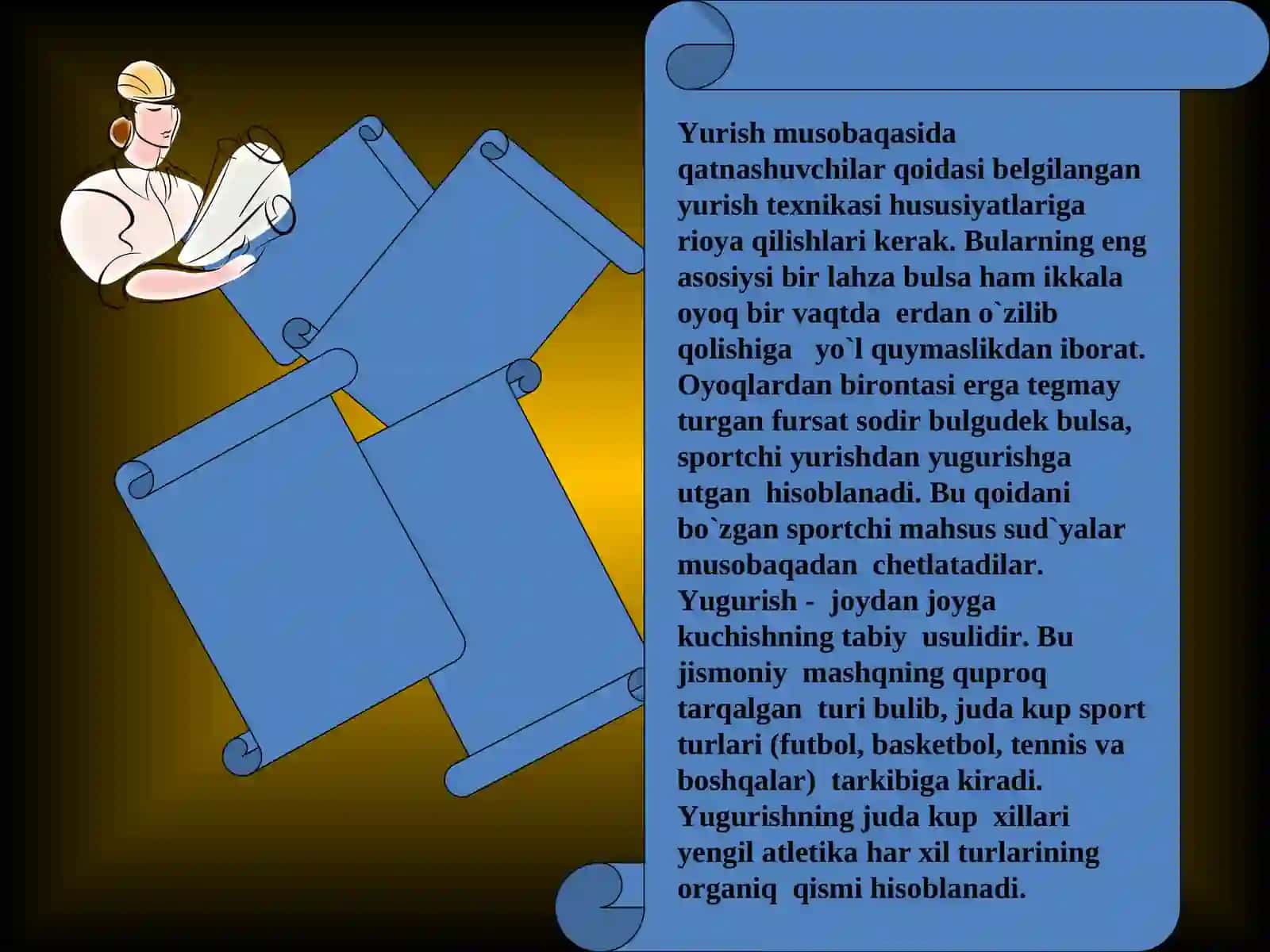 Yugurish turlari texnikasini o'rgatishni takomillashtirish 3