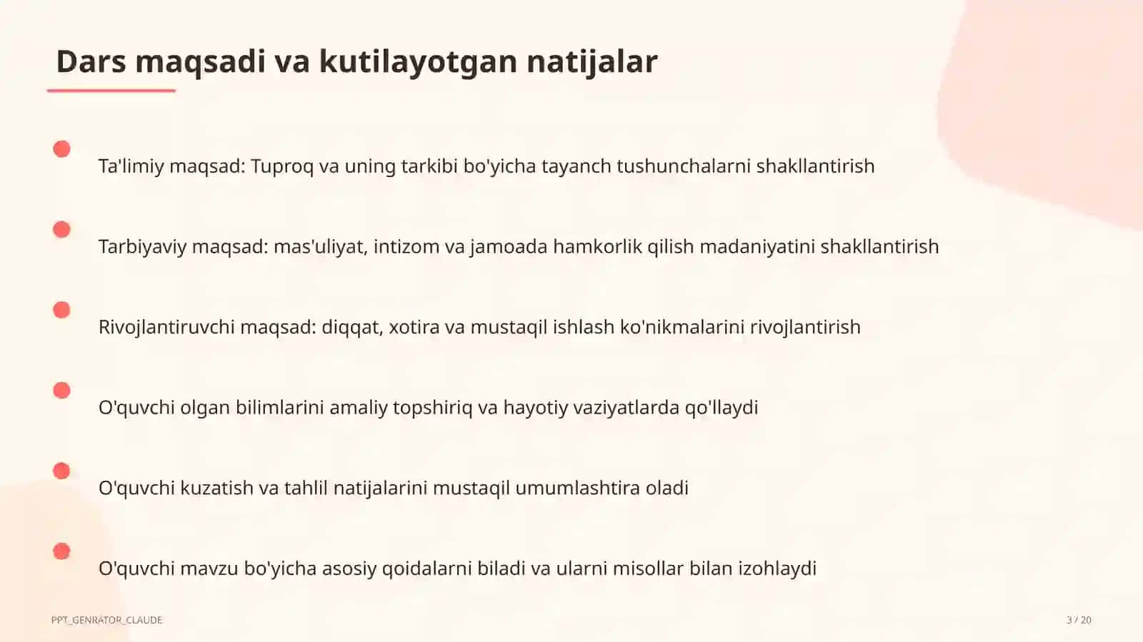 Tuproq va uning tarkibi (2-sinf) 3