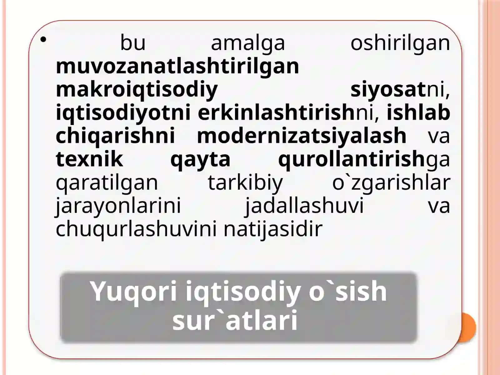 Iqtisodiyo’sishning umumiy tavsifi va Neoklassik modellar 3
