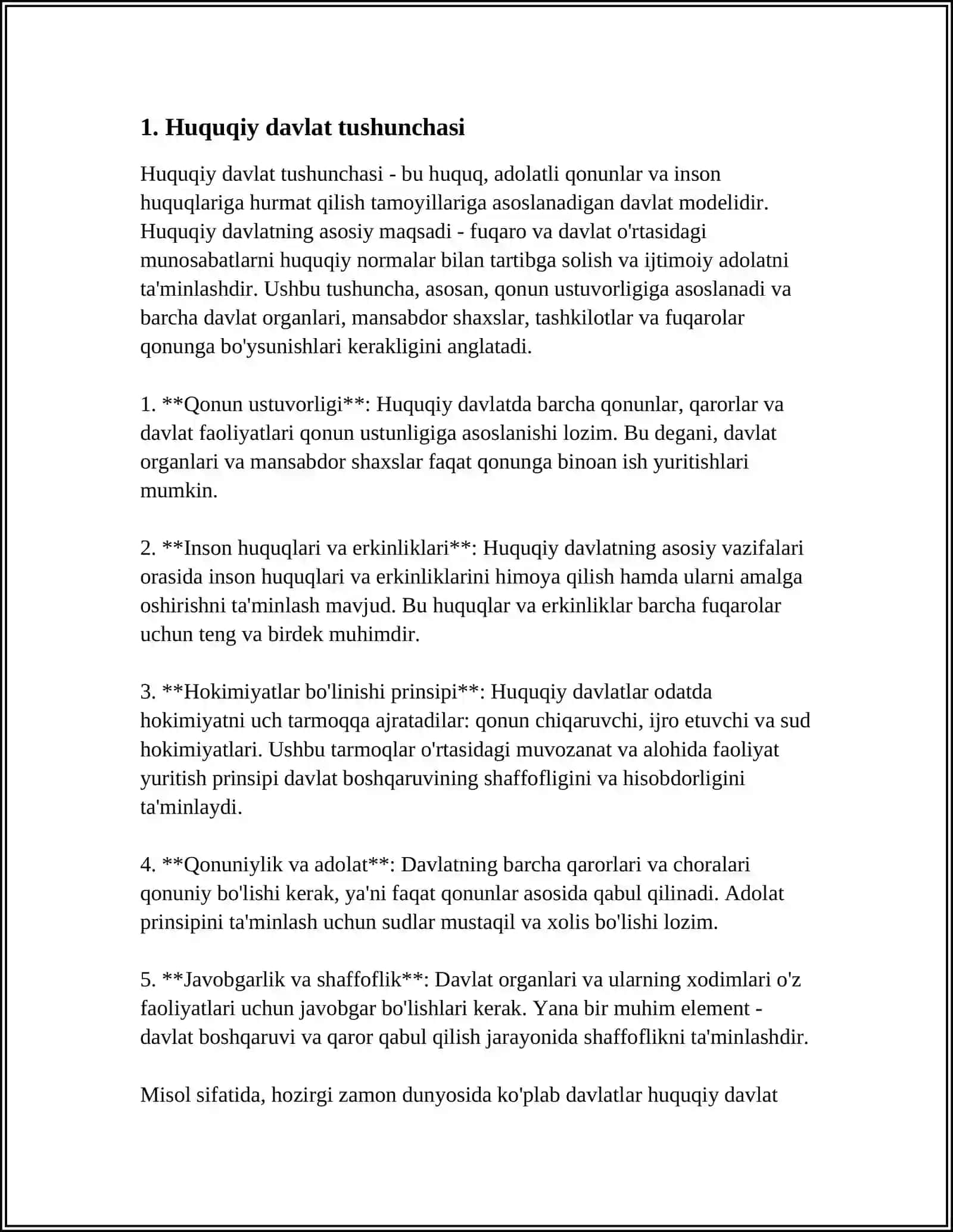 QONUN USTUVORLIGI TA'MINLASHNING ASOSIY MEZONLARI 3