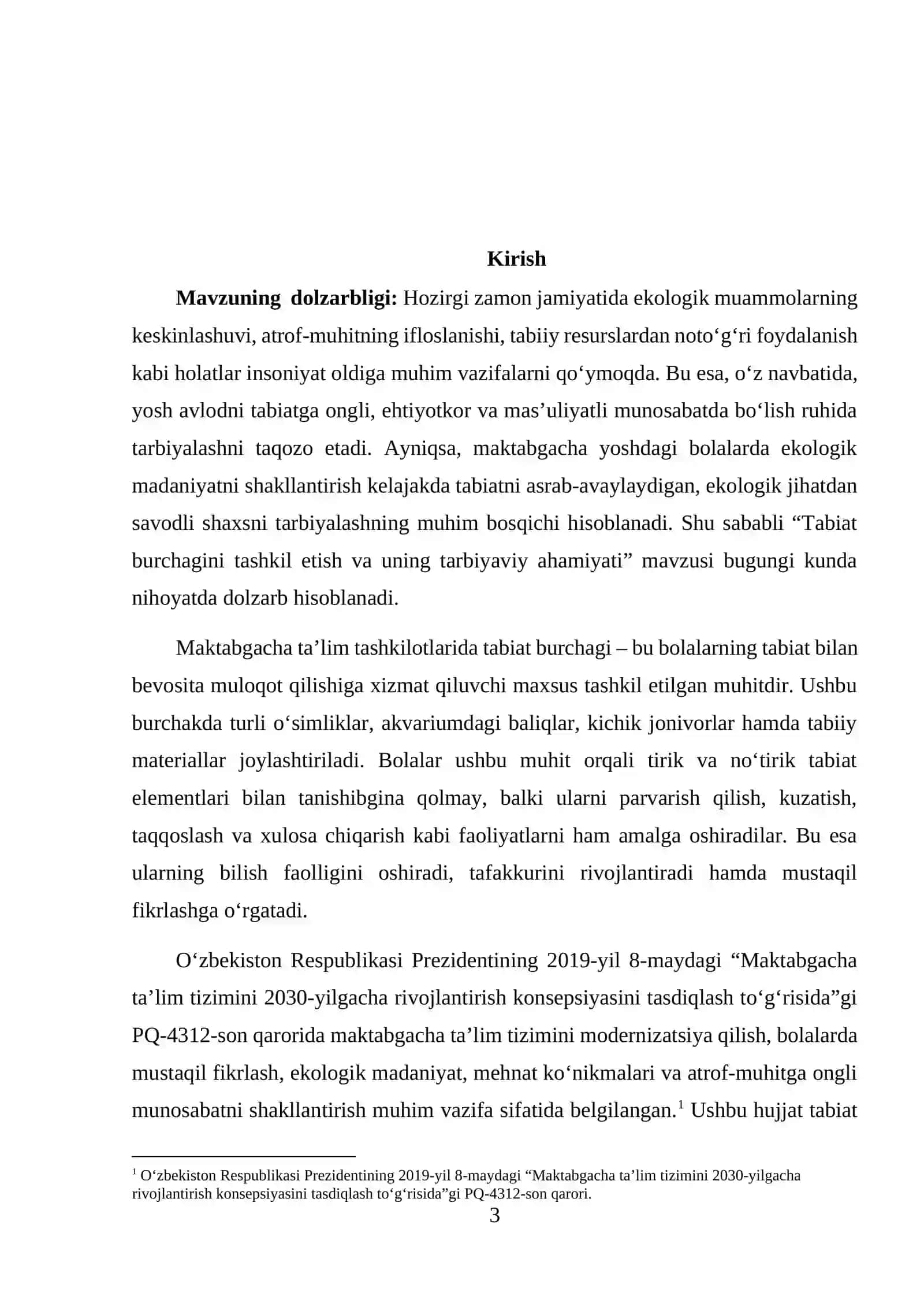 Tabiat burchagini tashkil etish va uning tarbiyaviy ahamiyati 3