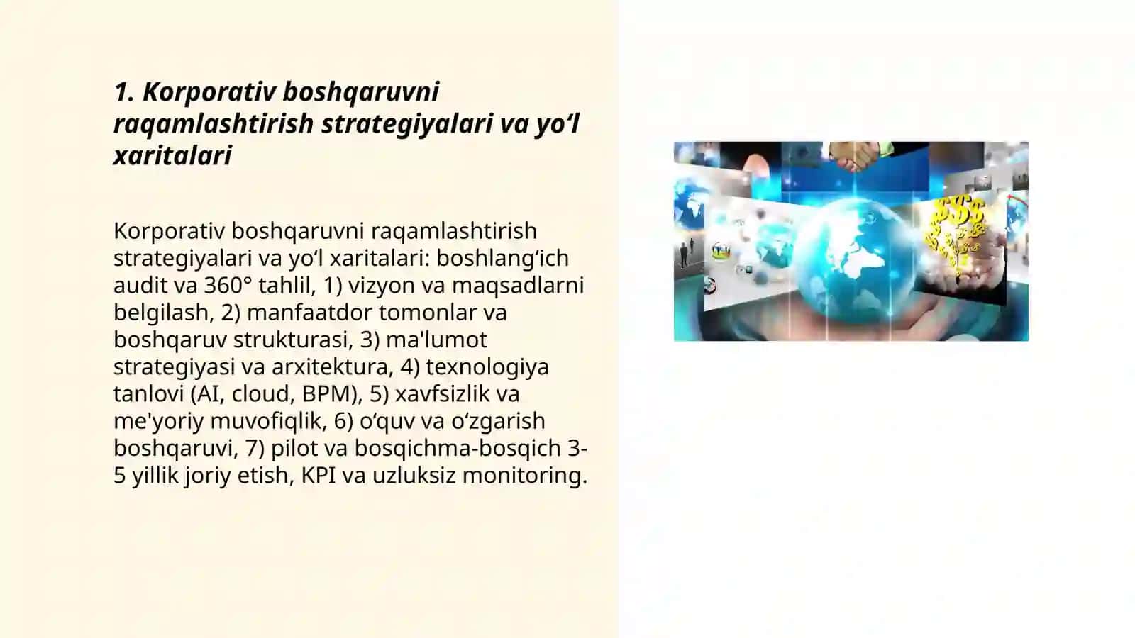 Korporativ boshqaruvni raqamlashtirish, zamonaviy texnologiyalar va tendensiyalar 3
