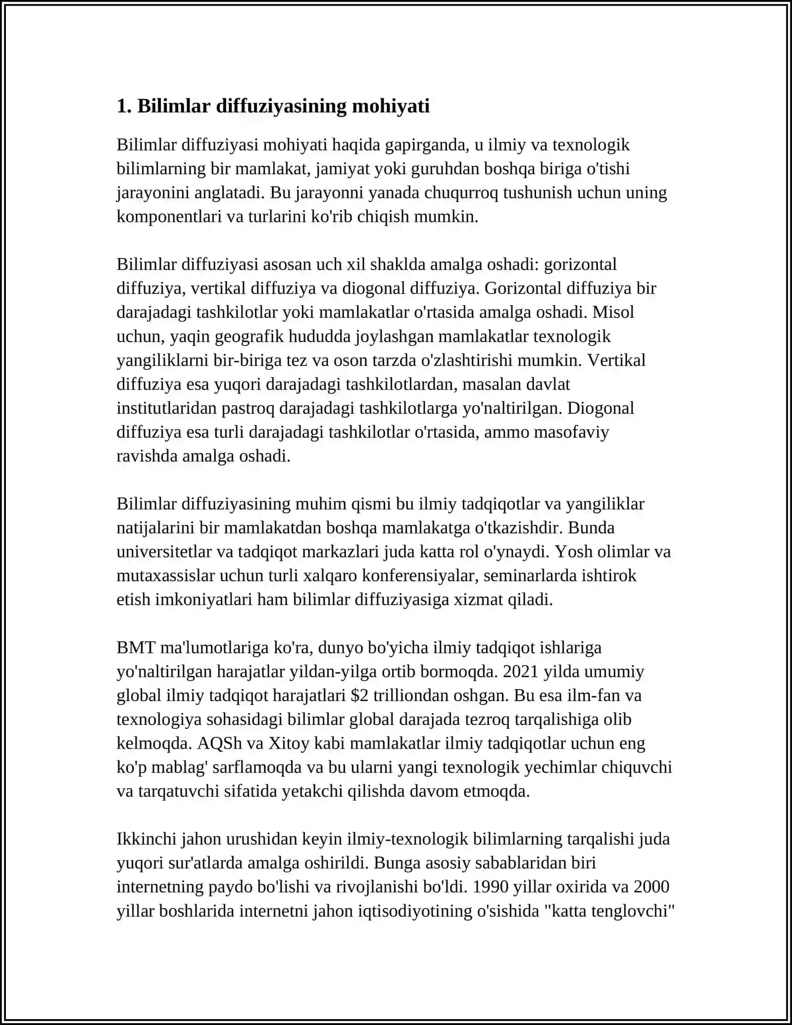BILIMLAR DIFFUZIYASI 3