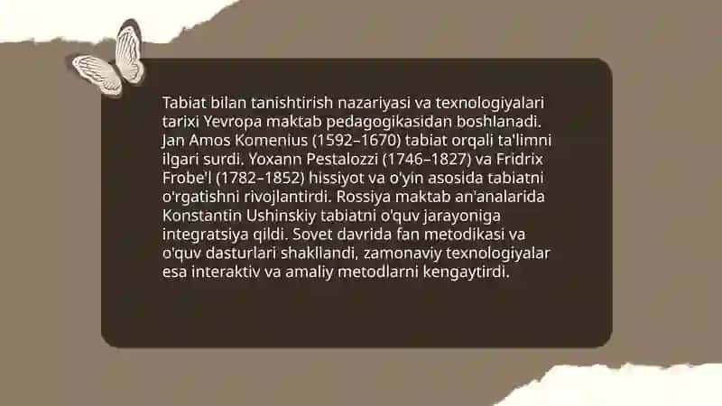 Tabiat bilan tanishtirish nazariyasi va texnologiyalari fanining asoschilari 3