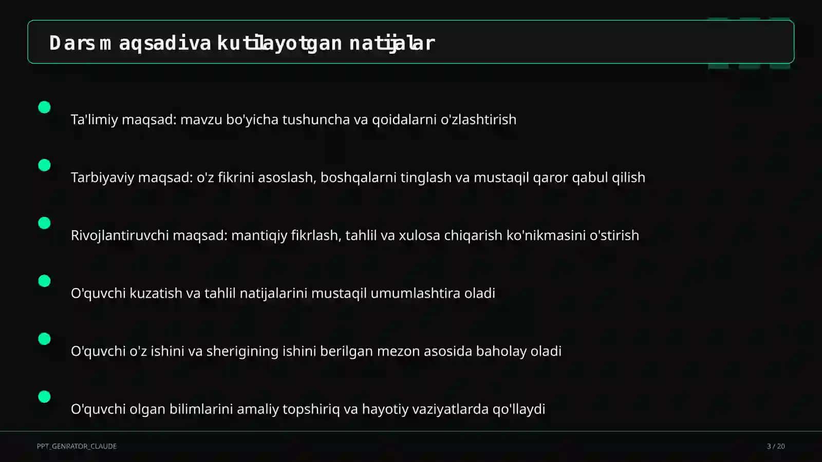 Nutq odobi va muloqot madaniyati (8-sinf) 3