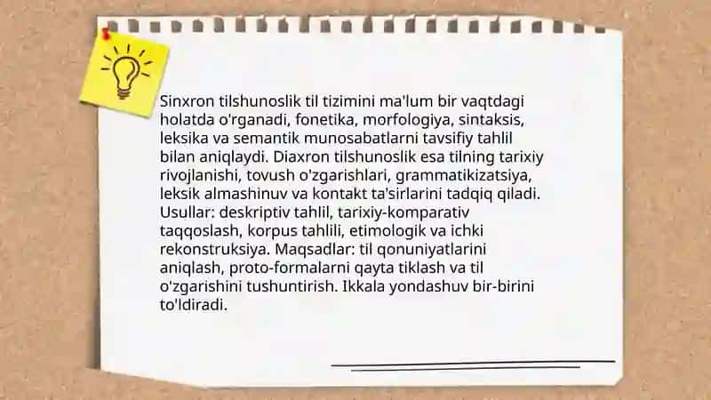 Tilshunoslik metodlari 3