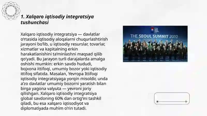 Xalqaro iqtisodiy integratsiya 3