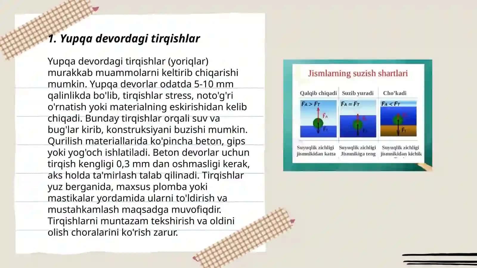 Yupqa devordagi kichik tirqishlardan oqib chiqayotgan suyuqlik harakatidagi oʻrganishda siqilish, tezlik, sarf koeffitsientlarining qiymatlari 3