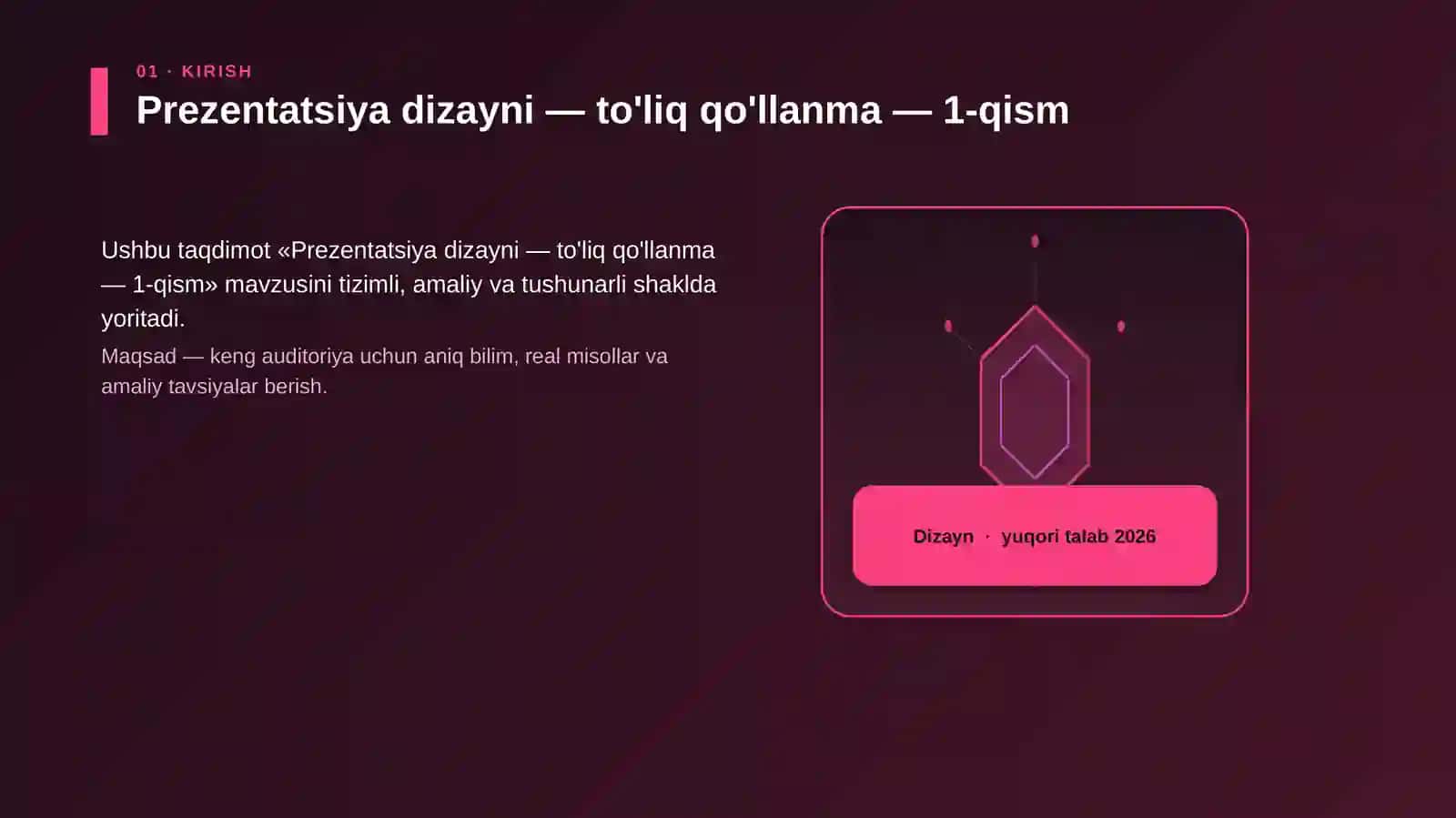 Prezentatsiya dizayni - to'liq qo'llanma - 1-qism 3