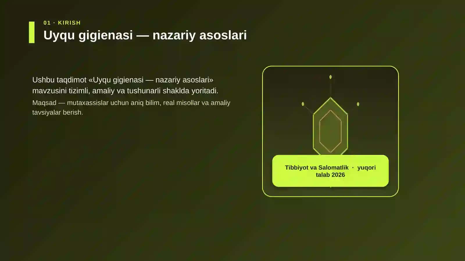 Uyqu gigienasi — nazariy asoslari 3