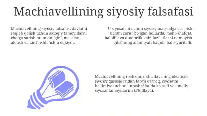 Makiavellining "Hukmdor" asari 3
