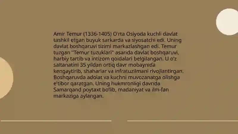 Amir Temur buyuk davlat arbobi 3