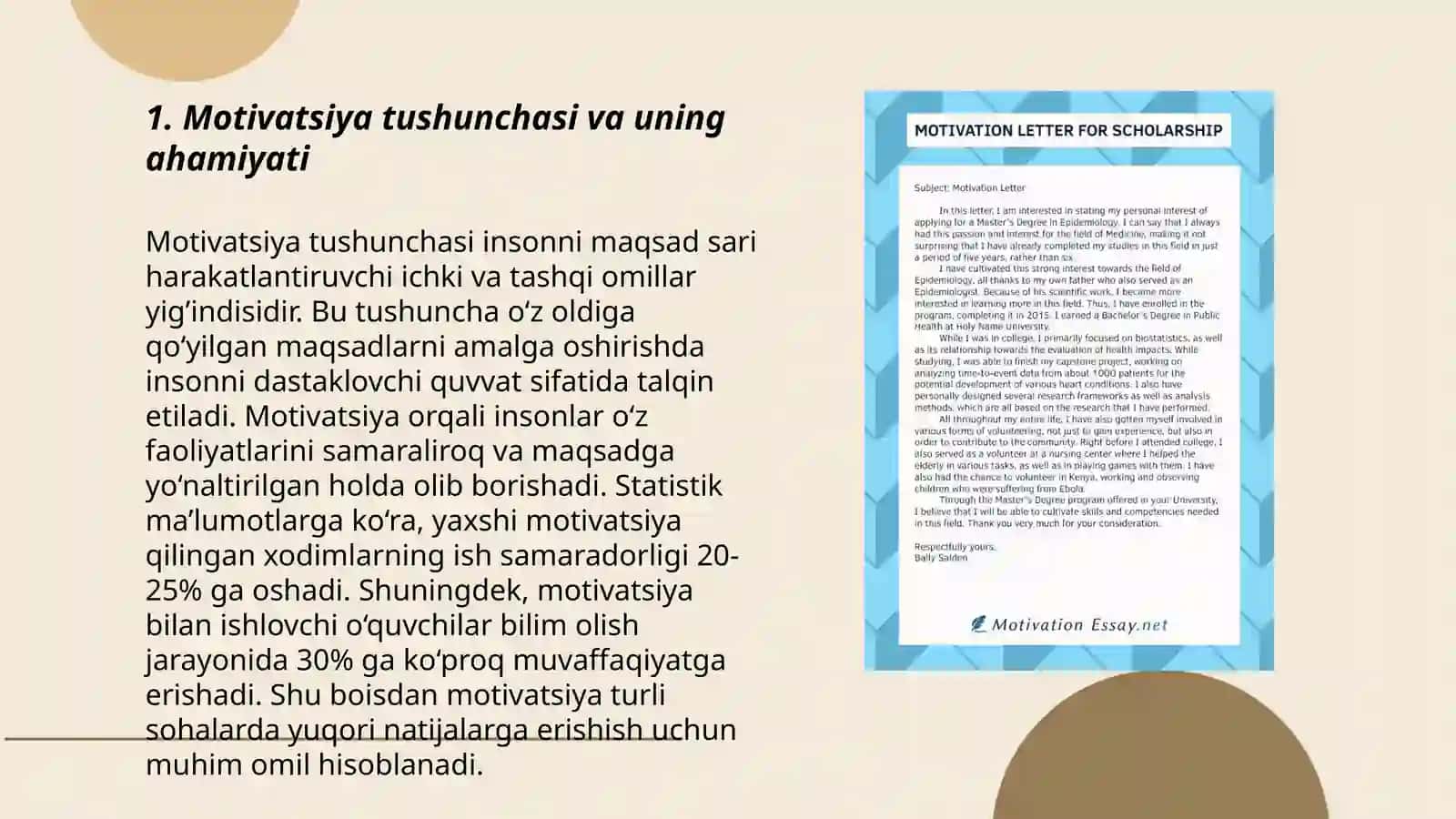 Motivatsiya va motivlar haqida psixologik nazariyalar 3