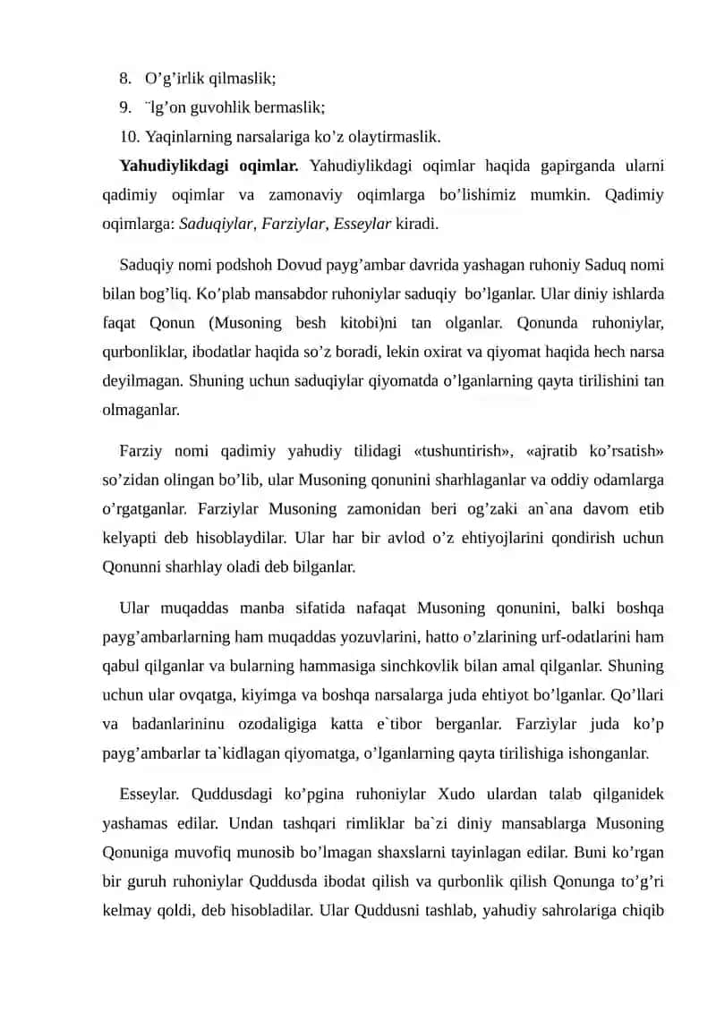 Yahudiylikning vujudga kelishi 3