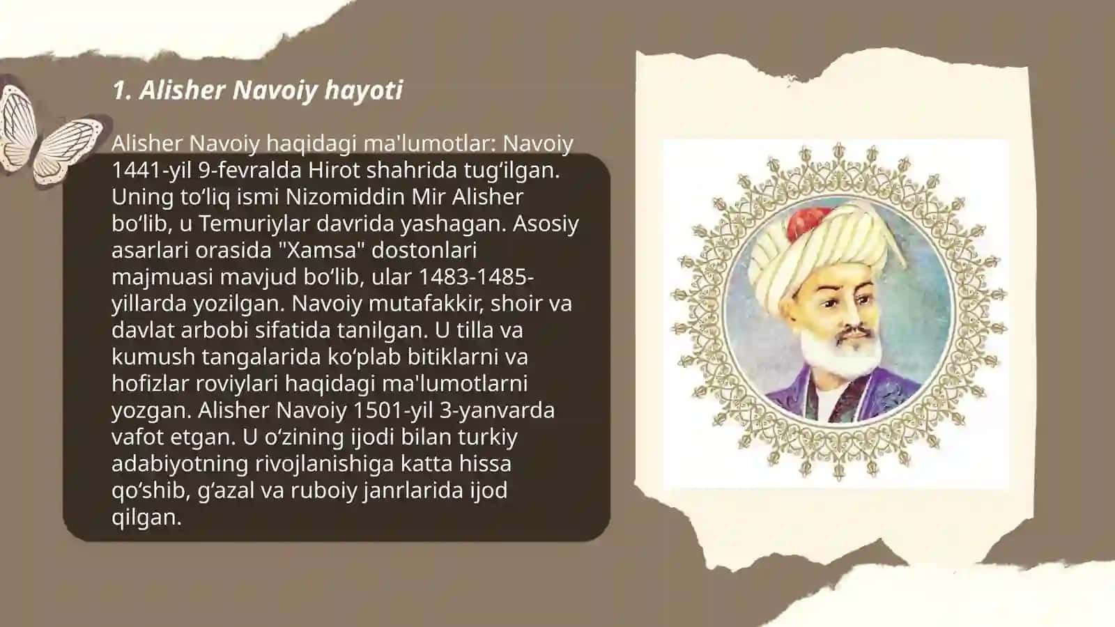 Alisher Navoiy hayoti 3