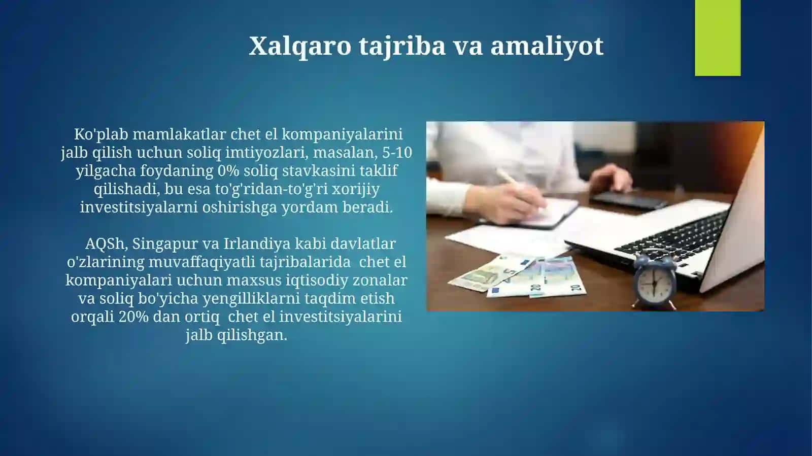Soliq imtiyozlari turlari 3