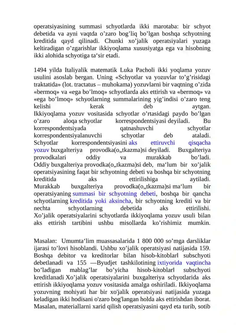 Moliya hisoboti 3