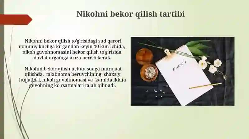 Nikoh shartnomasining mazmuni 3