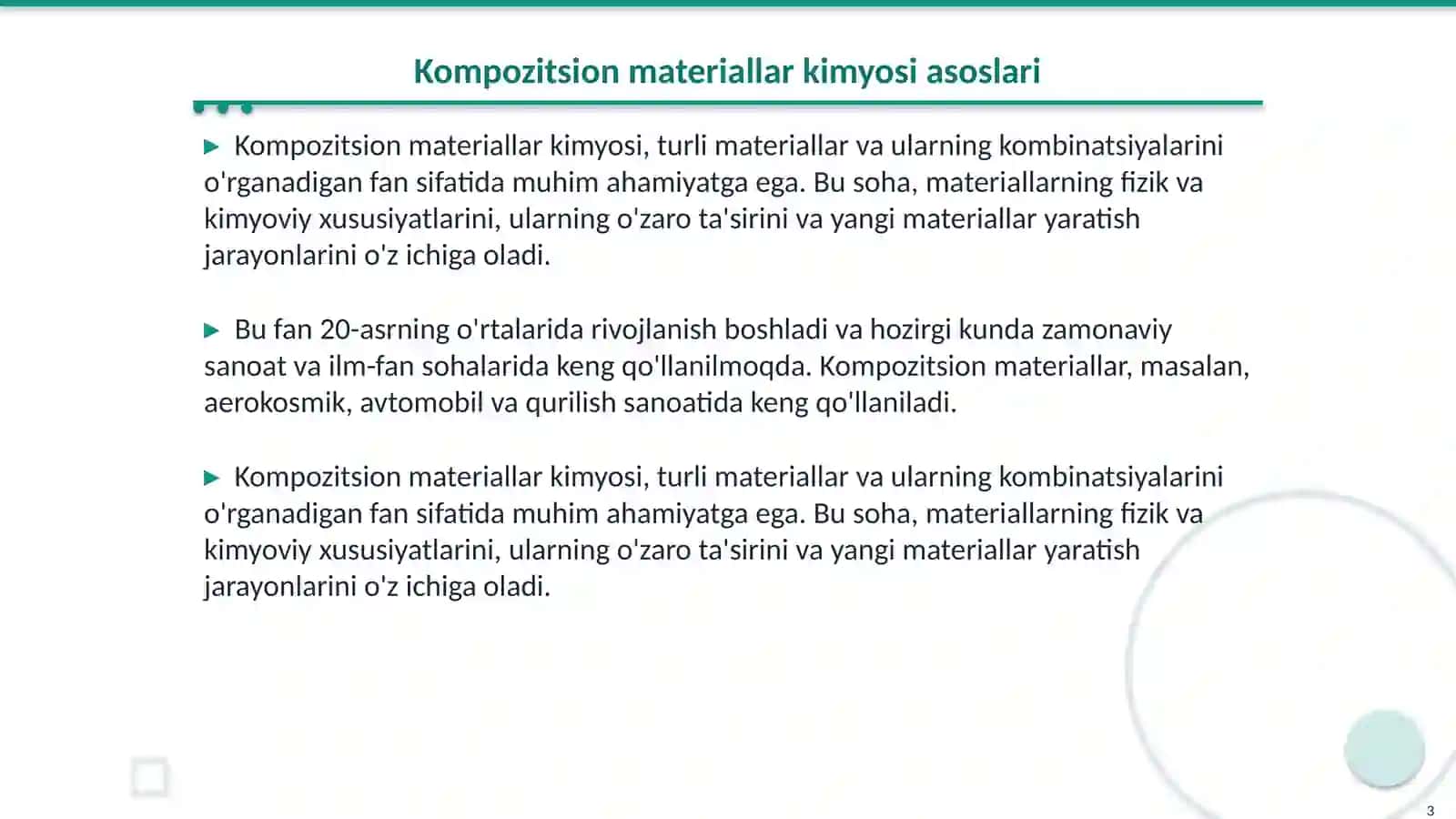 Kompozitsion materiallar kimyosi 3