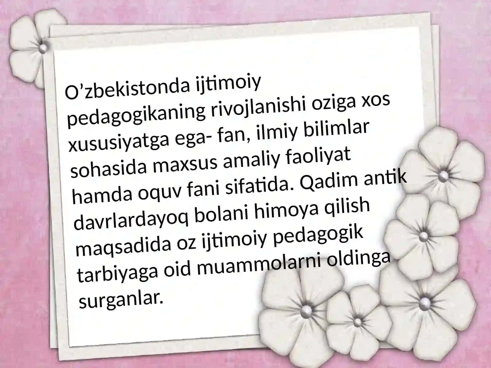 Ózbekistonda ijtimoiy pedagogikaning rivojlanish  tarixi 3