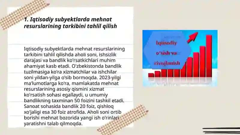 Iqtisodiy subyektlarning mehnat resurslari tarkibi va ularning dinamikasi tahlili 3