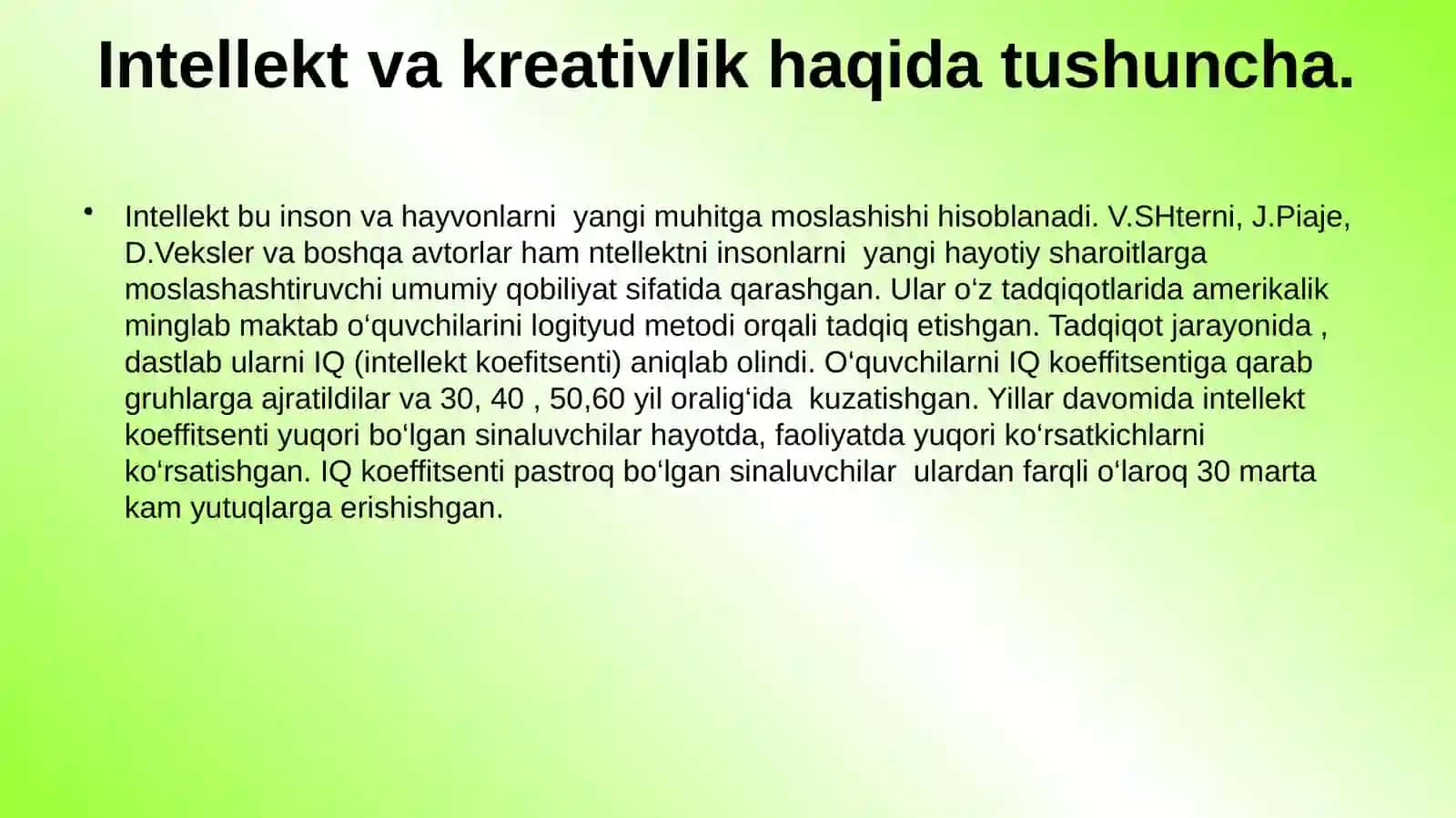 Kreativfikrlash va uni rivojlantirish 3