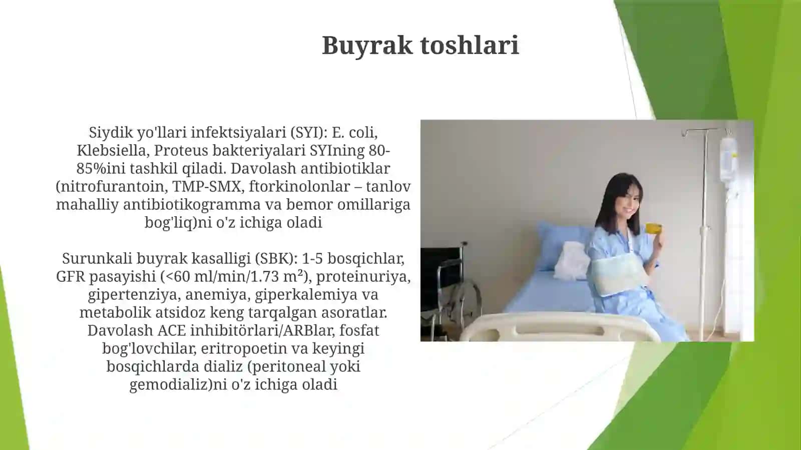 Buyrakvasiydikyo'llaribnkasallanganbemorlarniparvarishqilish 3