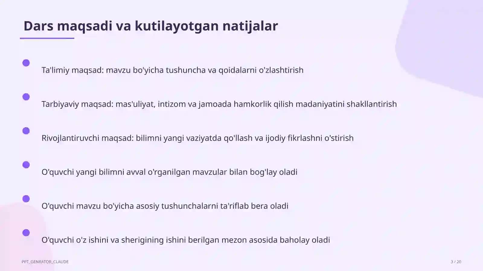 Interfaol metodlar: Klaster va Aqliy hujum 3